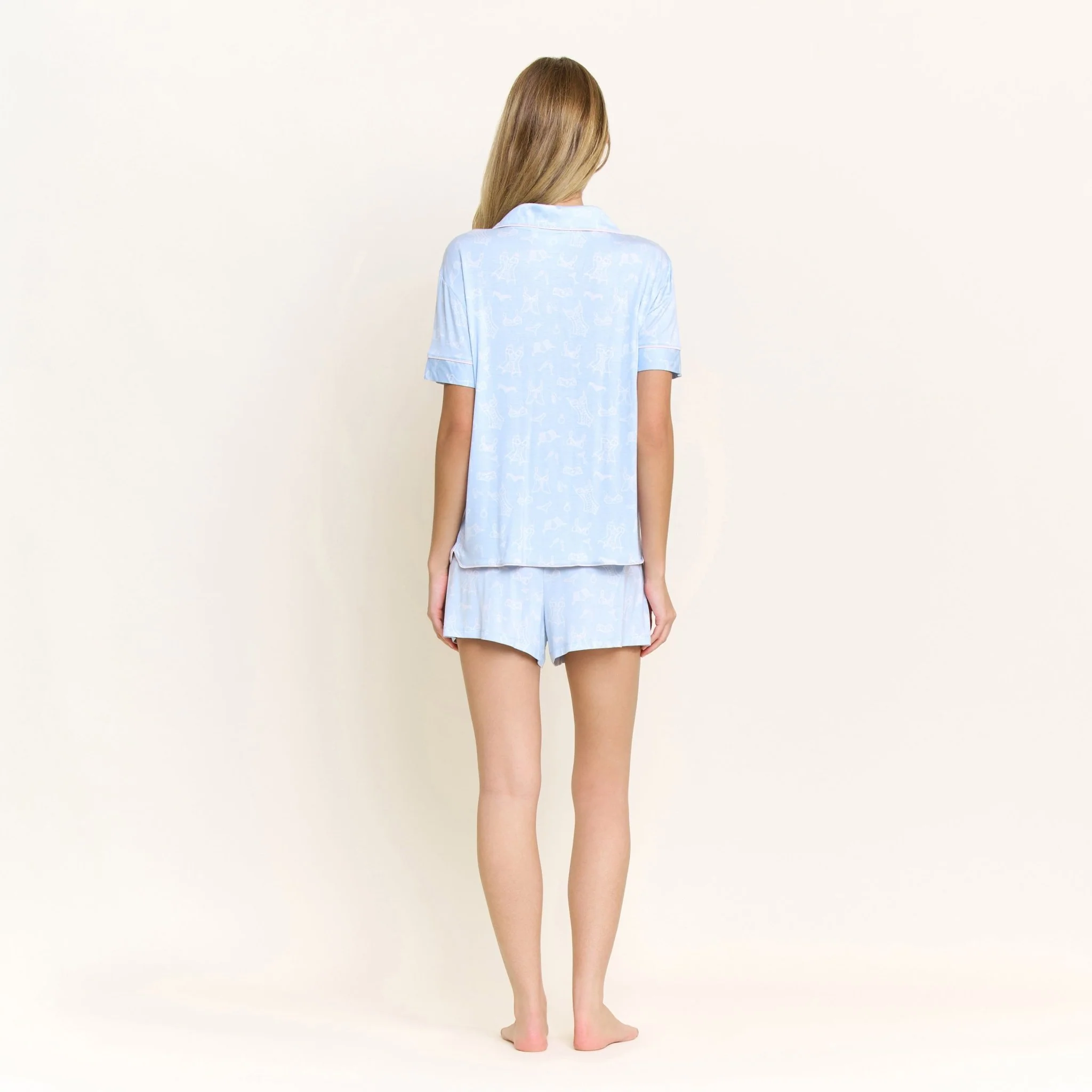All American Shortie PJ Set in Honeymoon Lingerie - Image 3