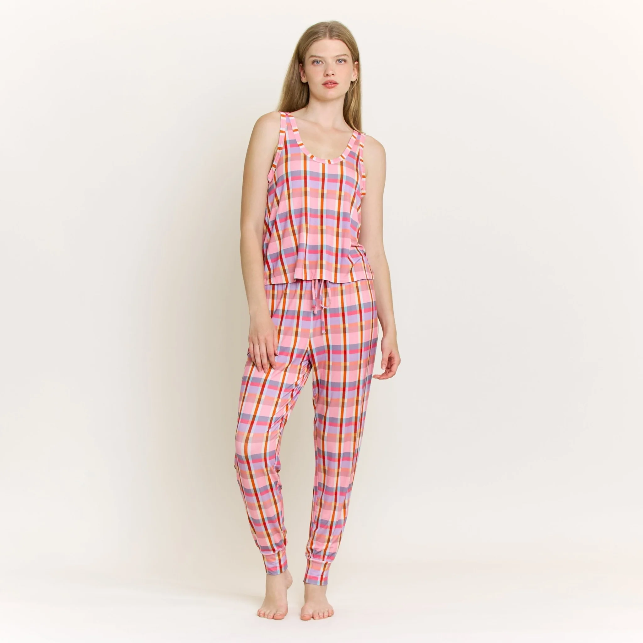 All American Tank Pant Set in Madras