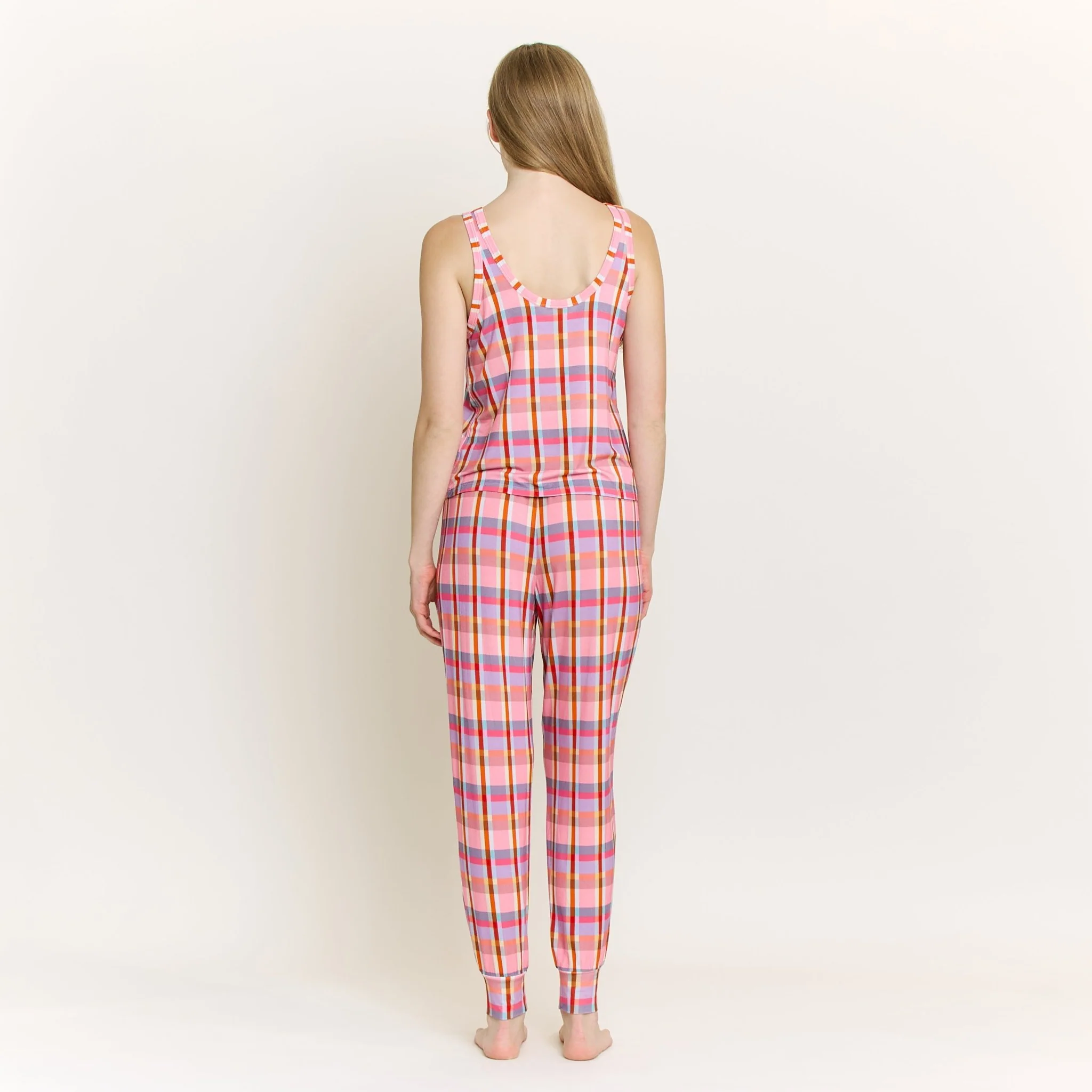 All American Tank Pant Set in Madras - Image 4