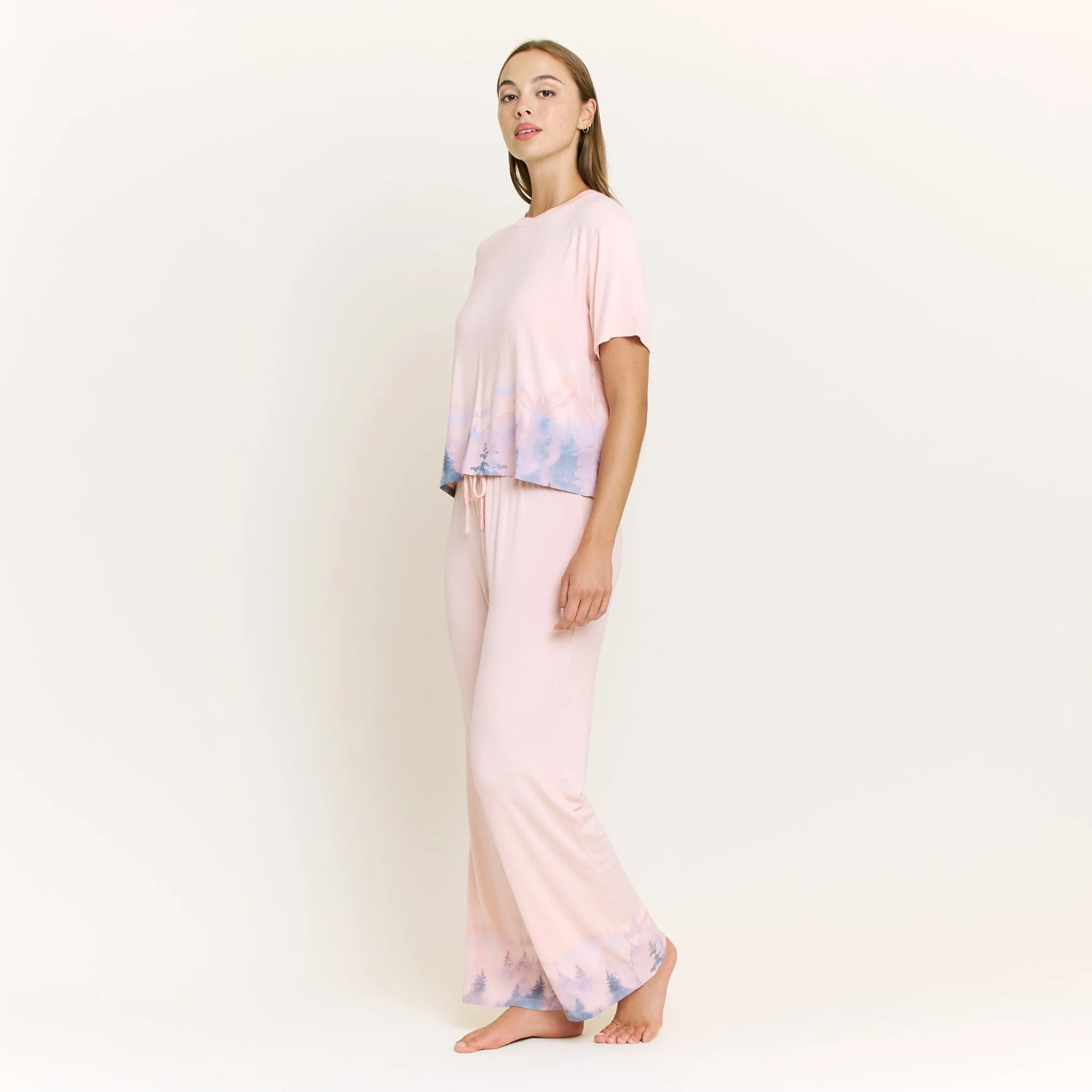 All American Tee Pant Set in Champagne Mountains - Image 3