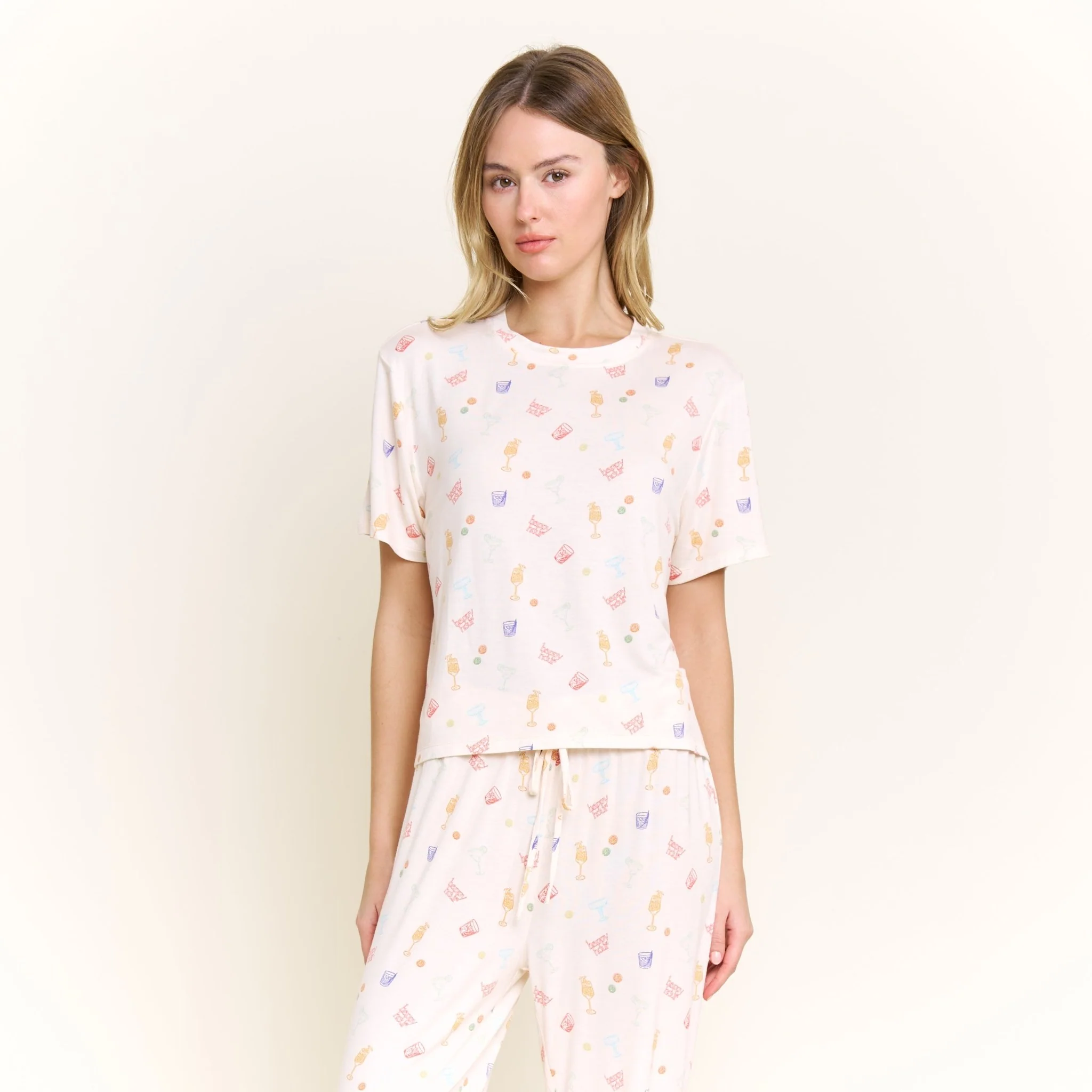All American Tee Pant Set in Happy Hour - Image 2
