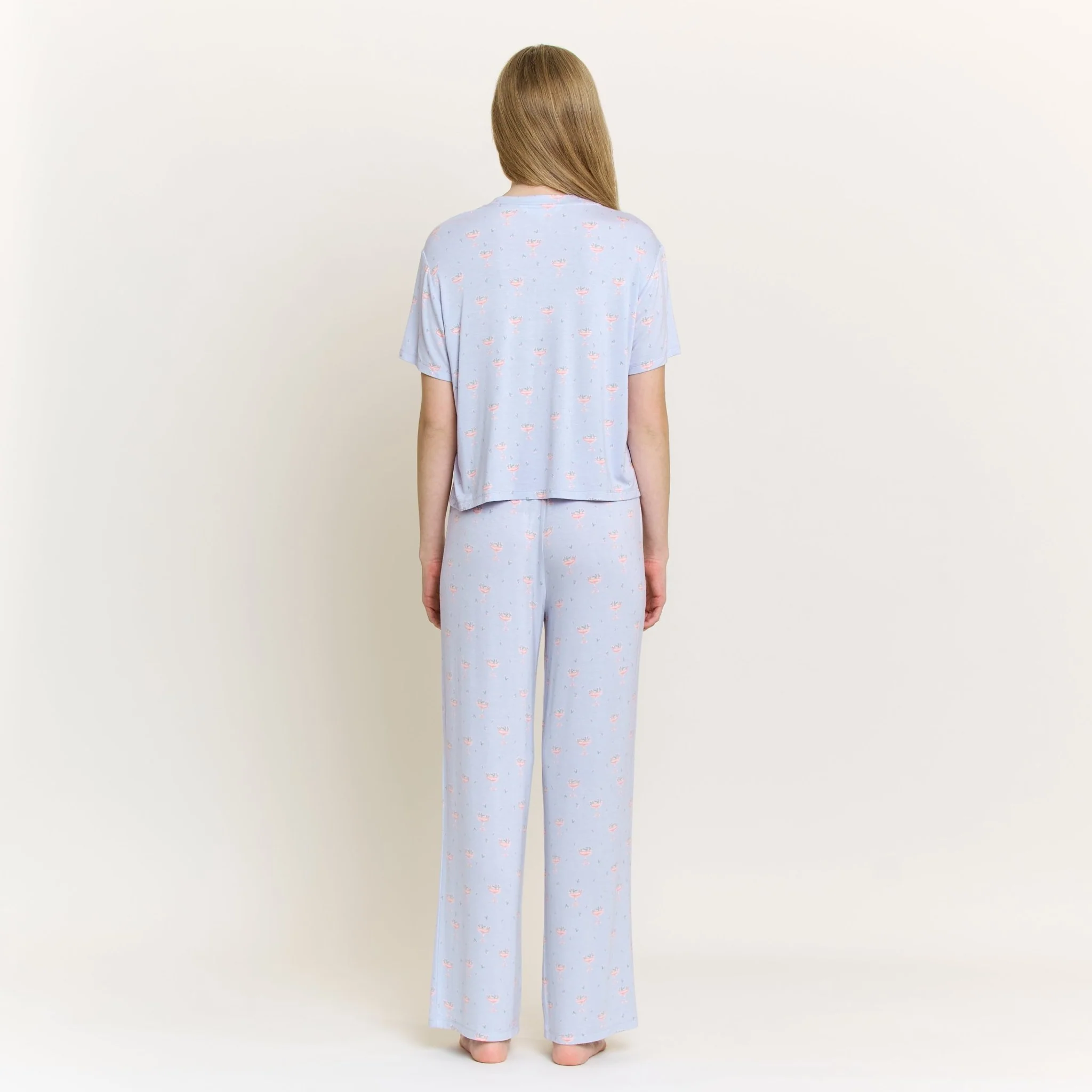 All American Tee Pant Set in Moonbeam Rosé - Image 4