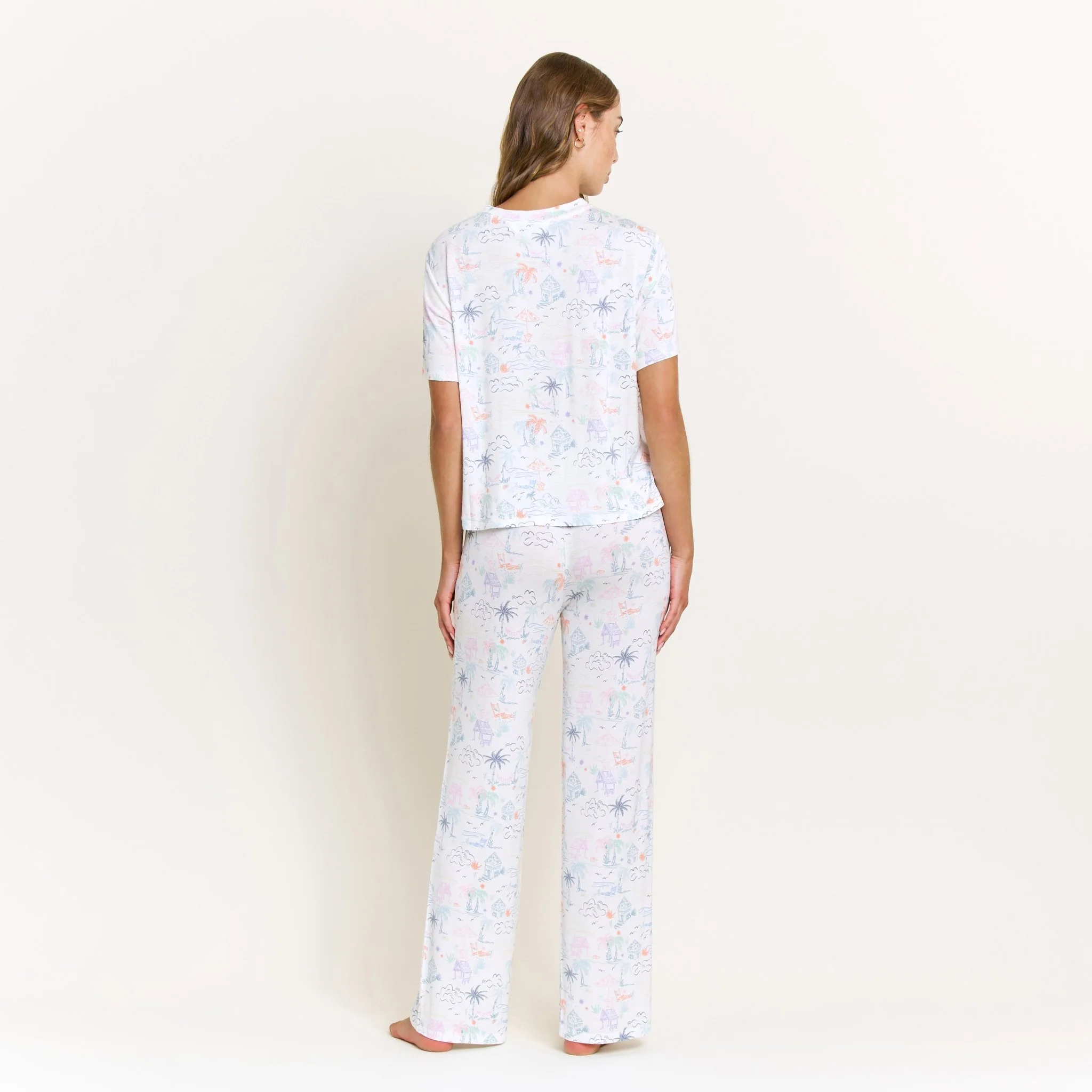 All American Tee Pant Set in Multi Beach Resort - Image 4