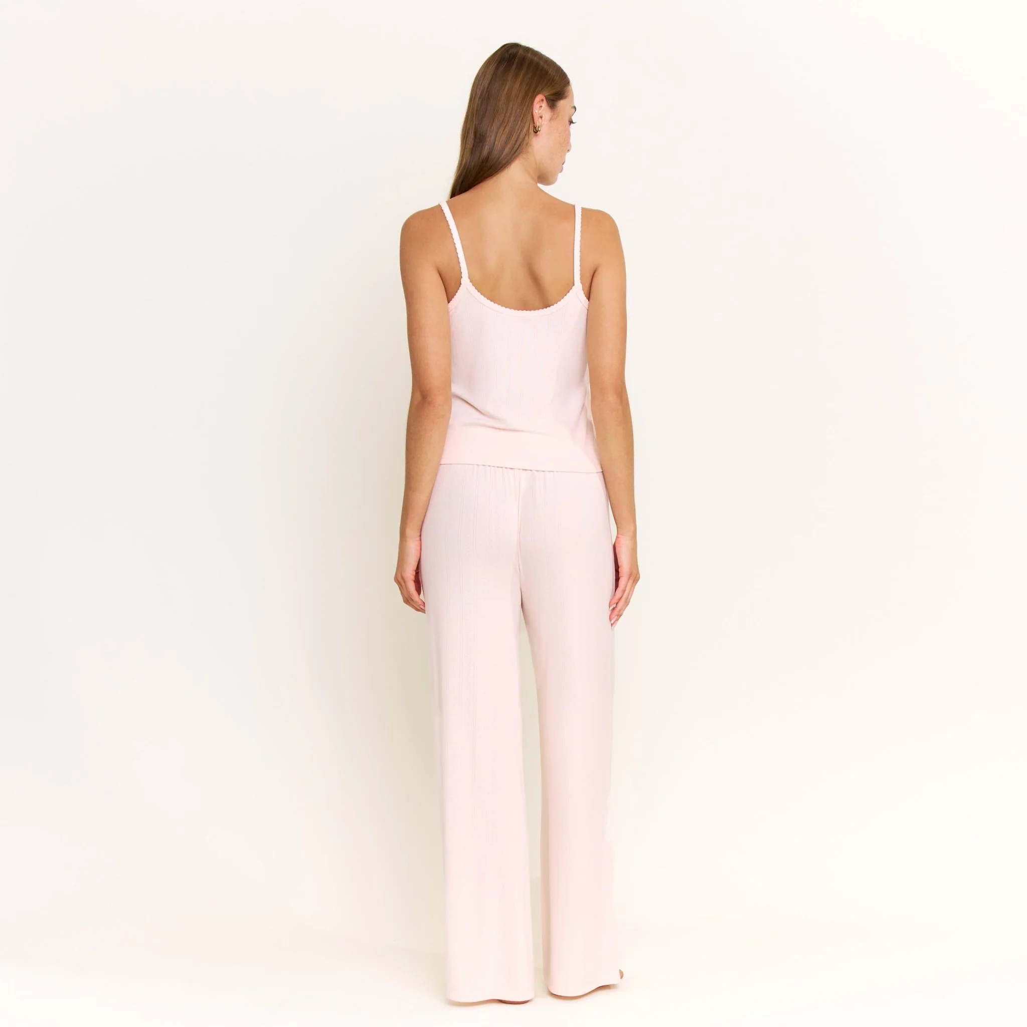 Blissful Cami Pant Set in Peach Sorbet - Image 4