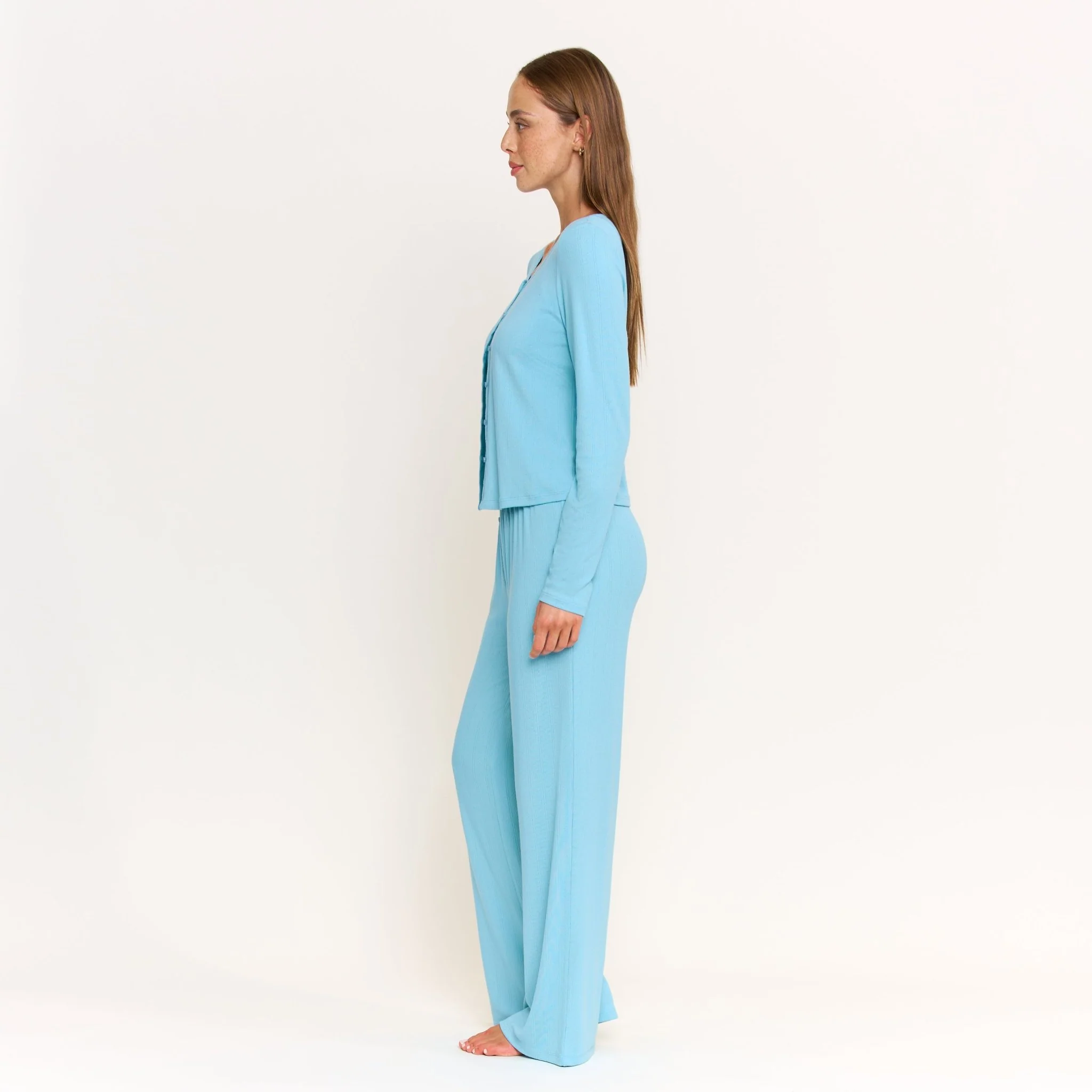 Blissful Cardigan in Ocean - Image 4