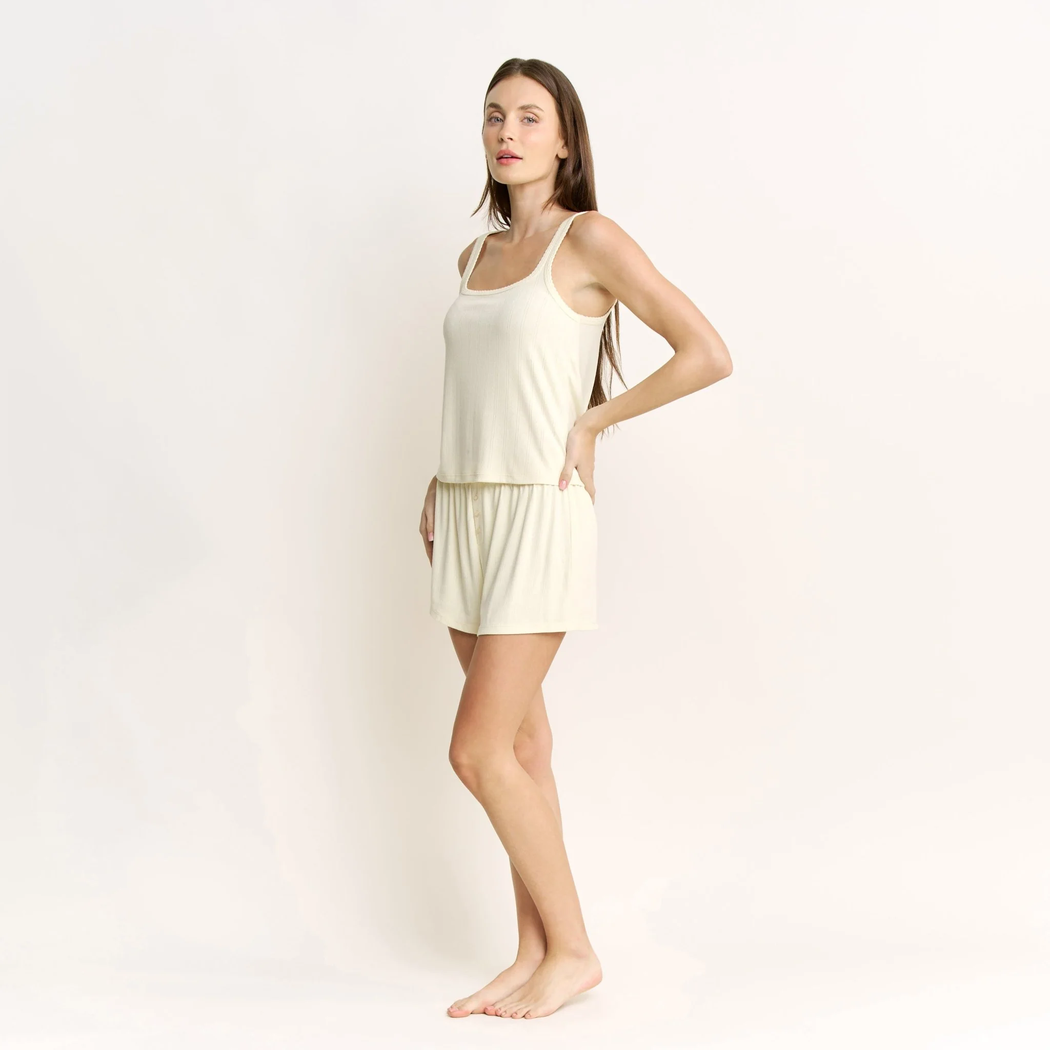 Blissful Tank Shortie Set in Rays - Image 2