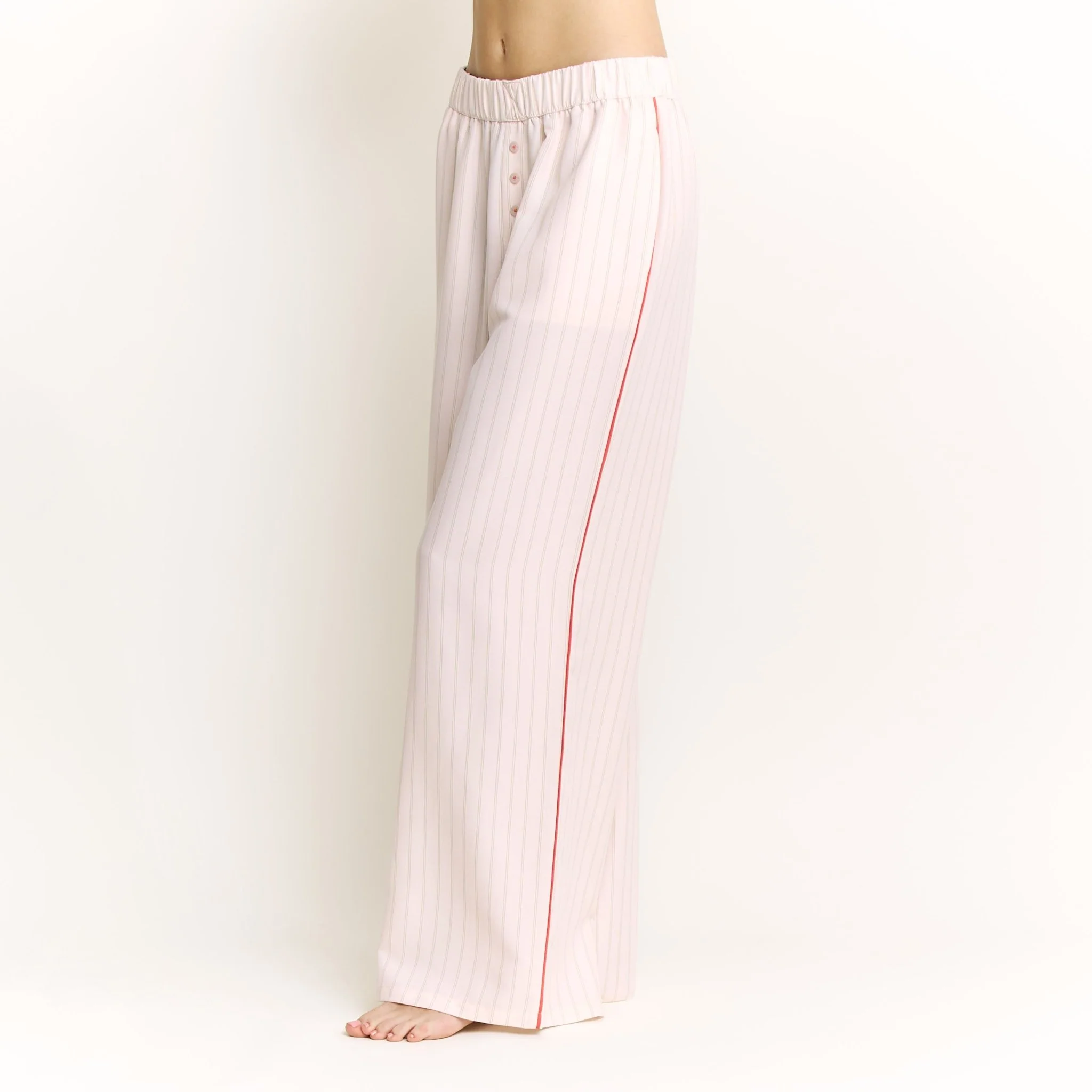 Brunch Date Pant in Flora Stripe - Image 3