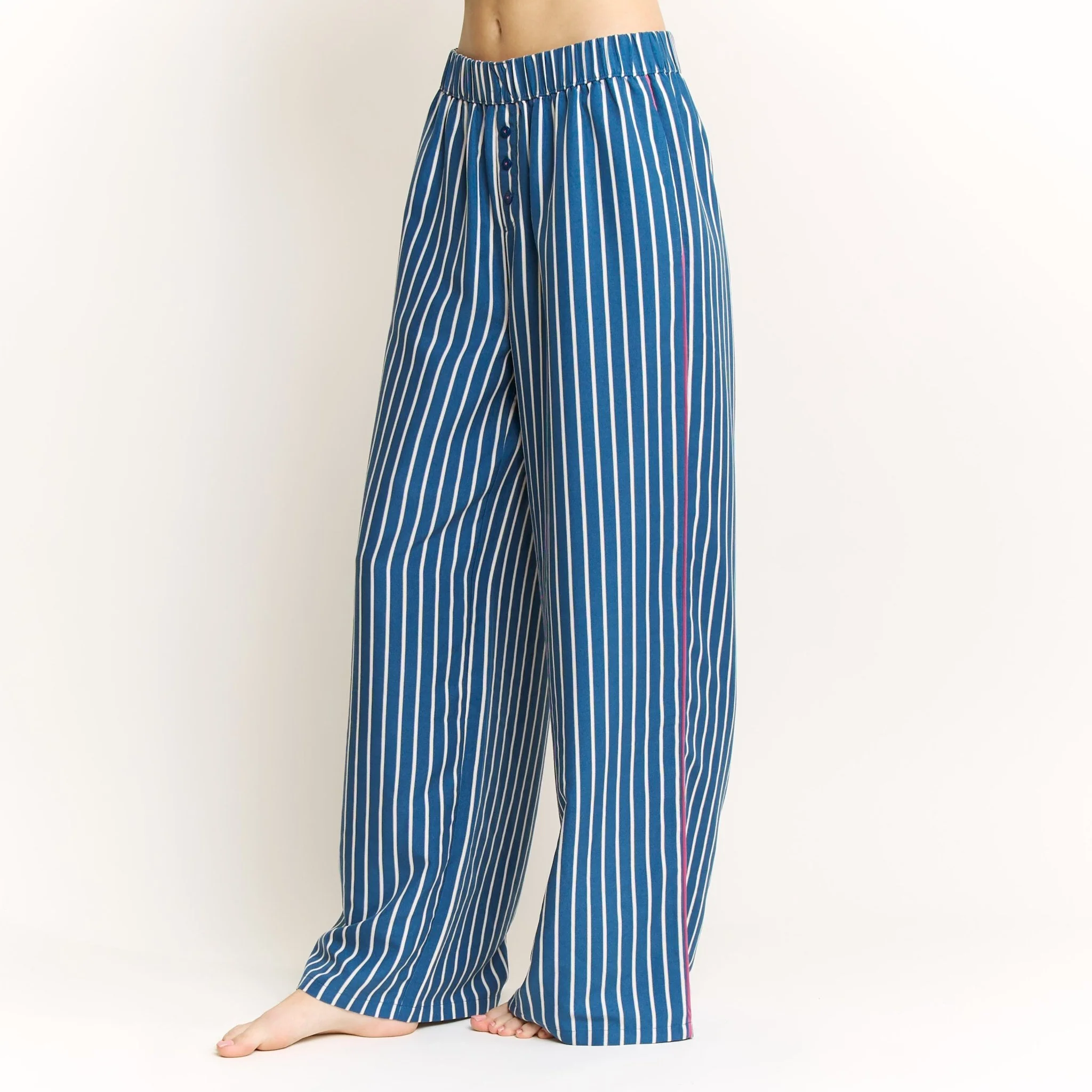 Brunch Date Pant in Pacific Stripe - Image 3