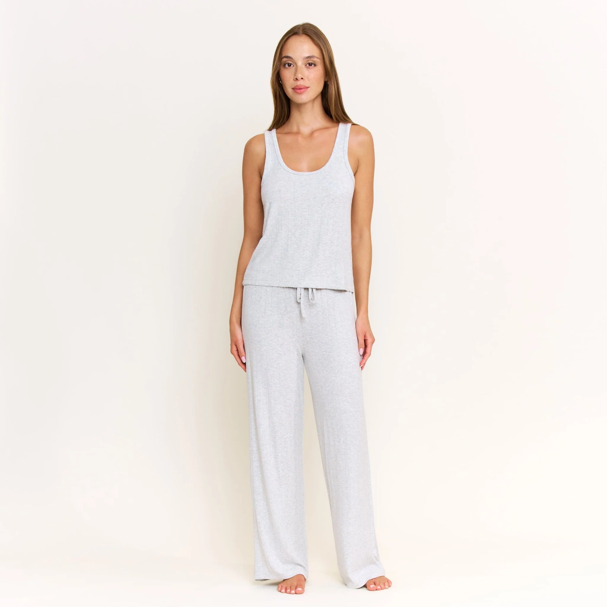 Cloud Modal Pant in Heather Grey - Image 2