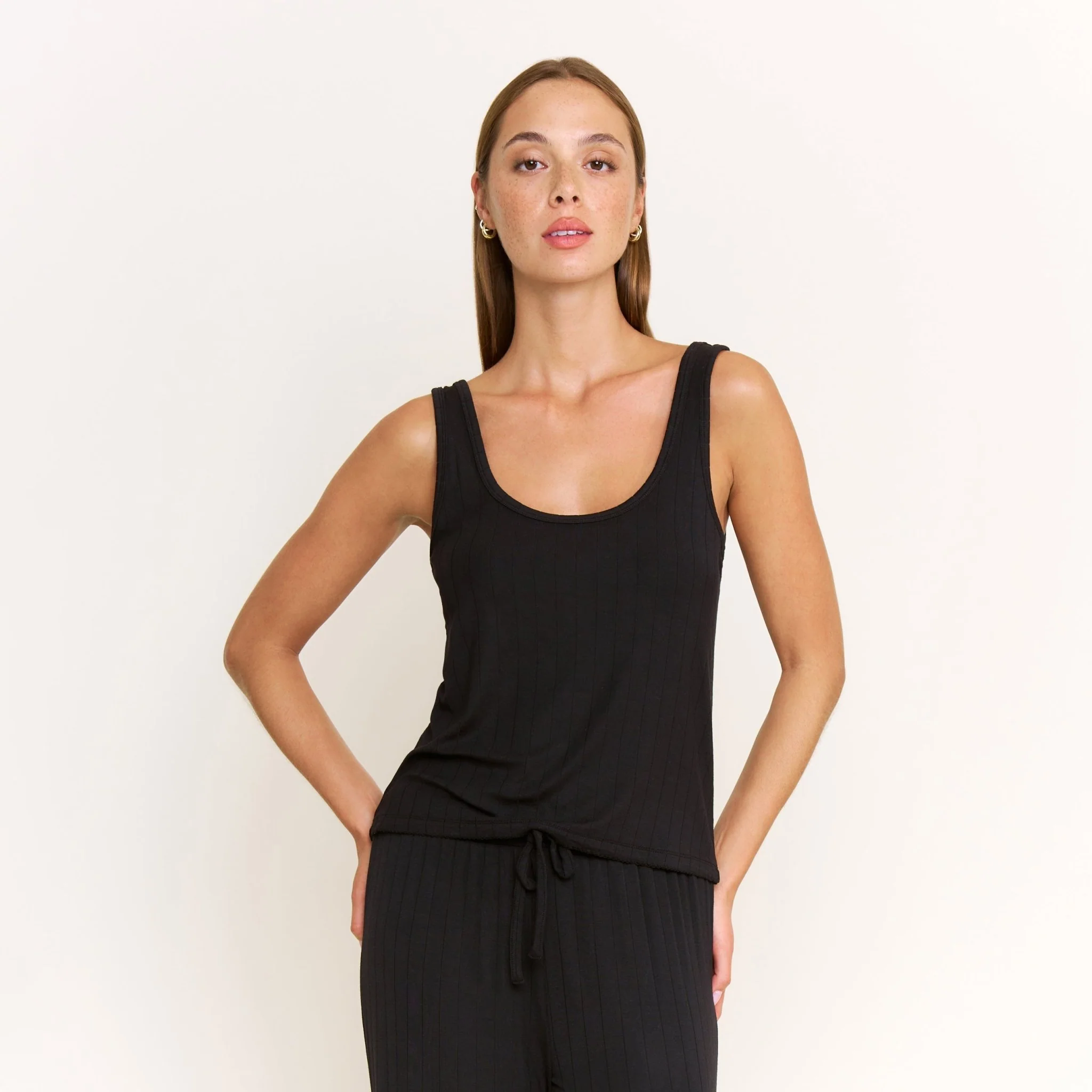 Cloud Modal Tank in Black