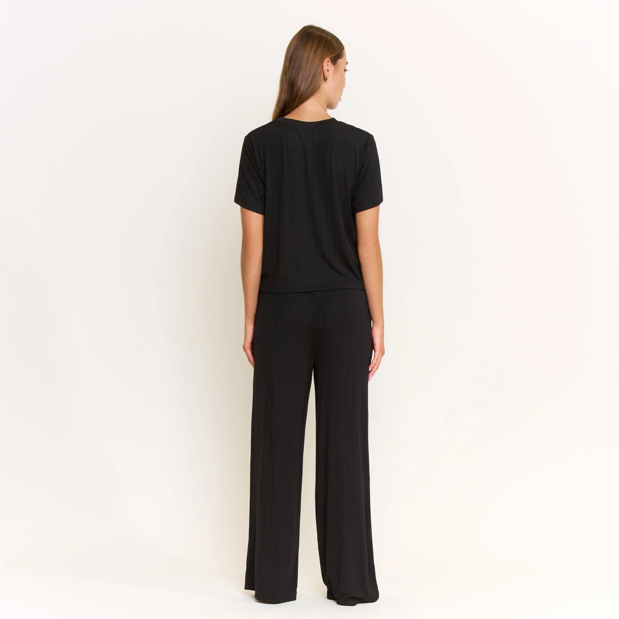 Cloud Modal Tee in Black - Image 6