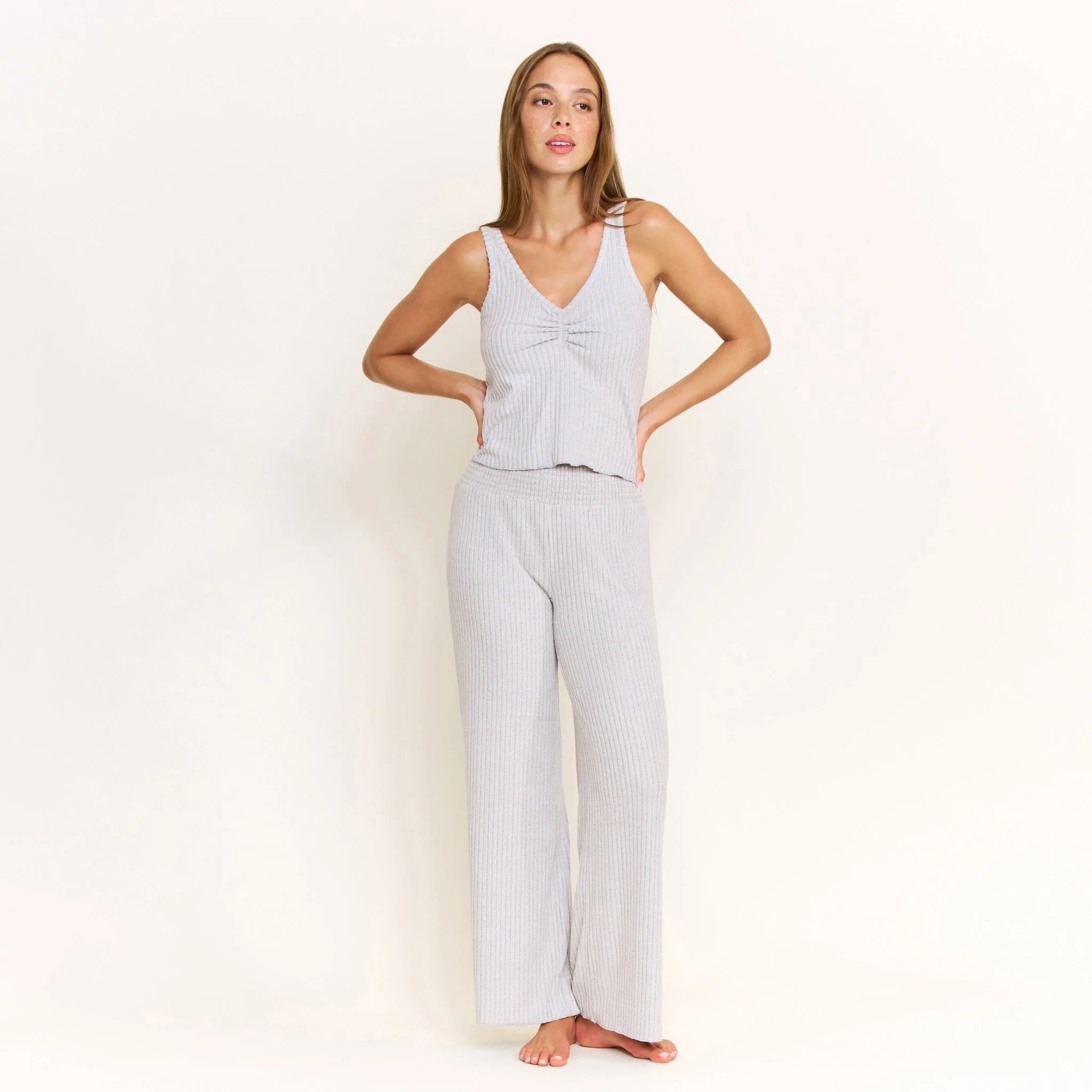 Dream Cloud Pant in Heather Grey - Image 2