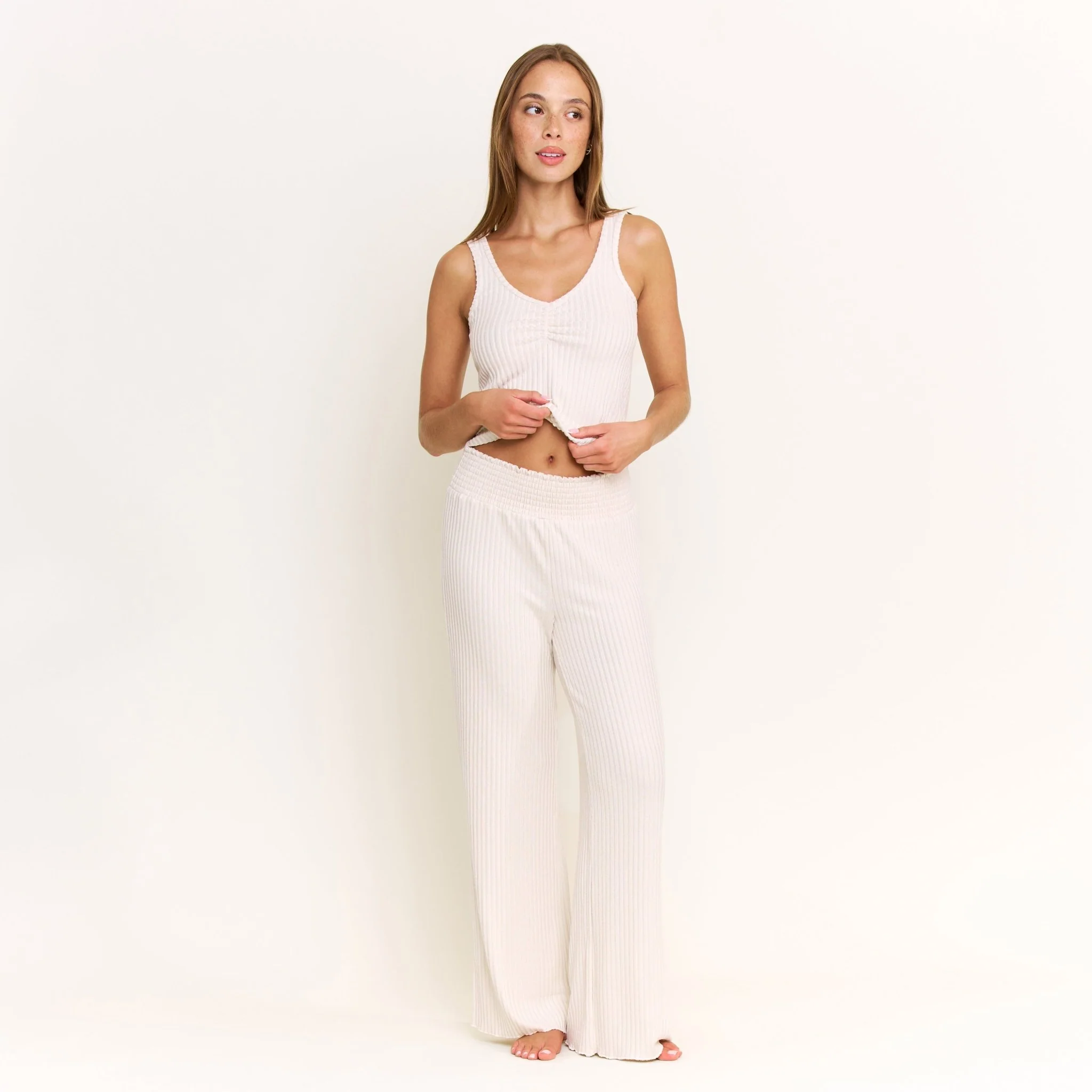 Dream Cloud Pant in Oat - Image 2