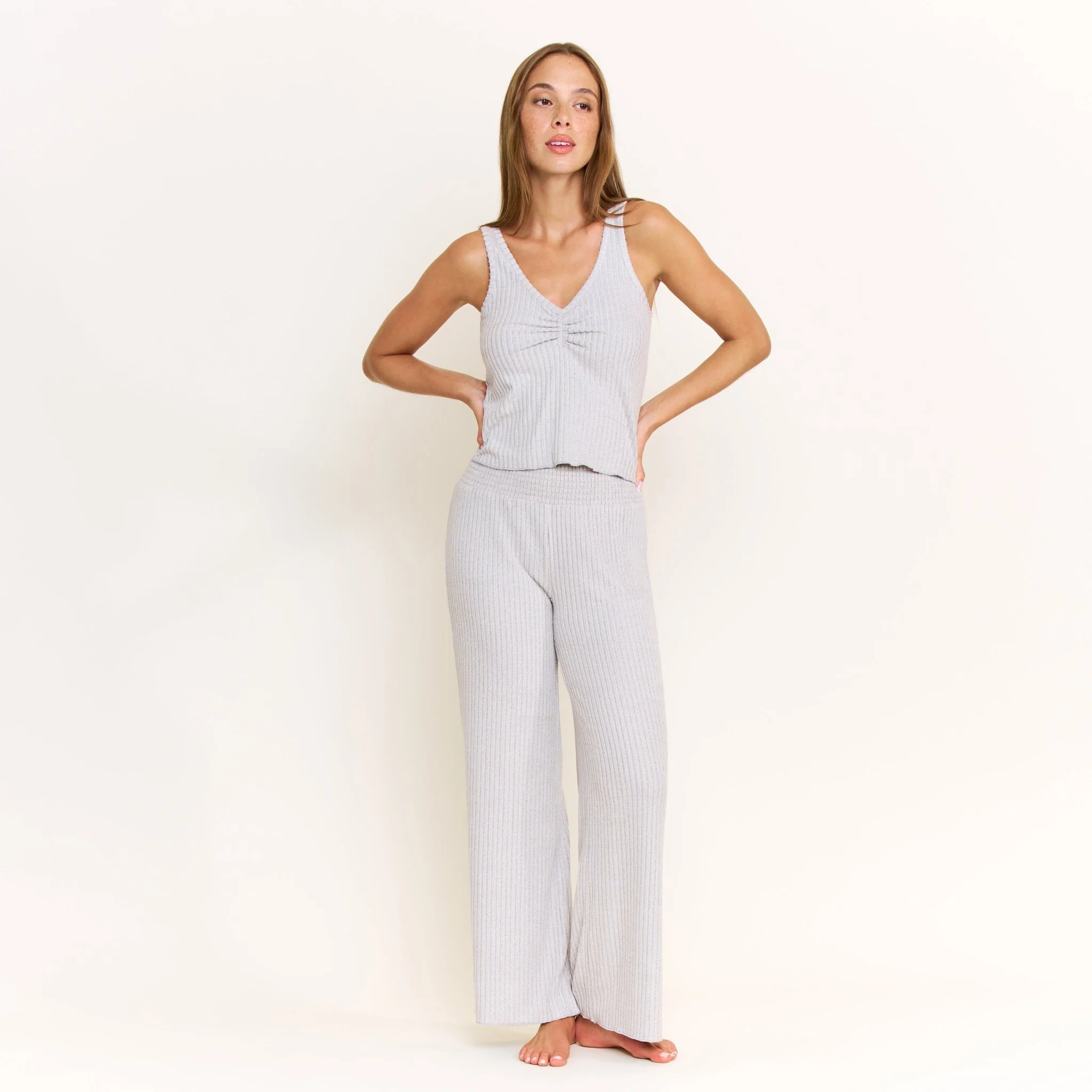 Dream Cloud Tank in Heather Grey - Image 4