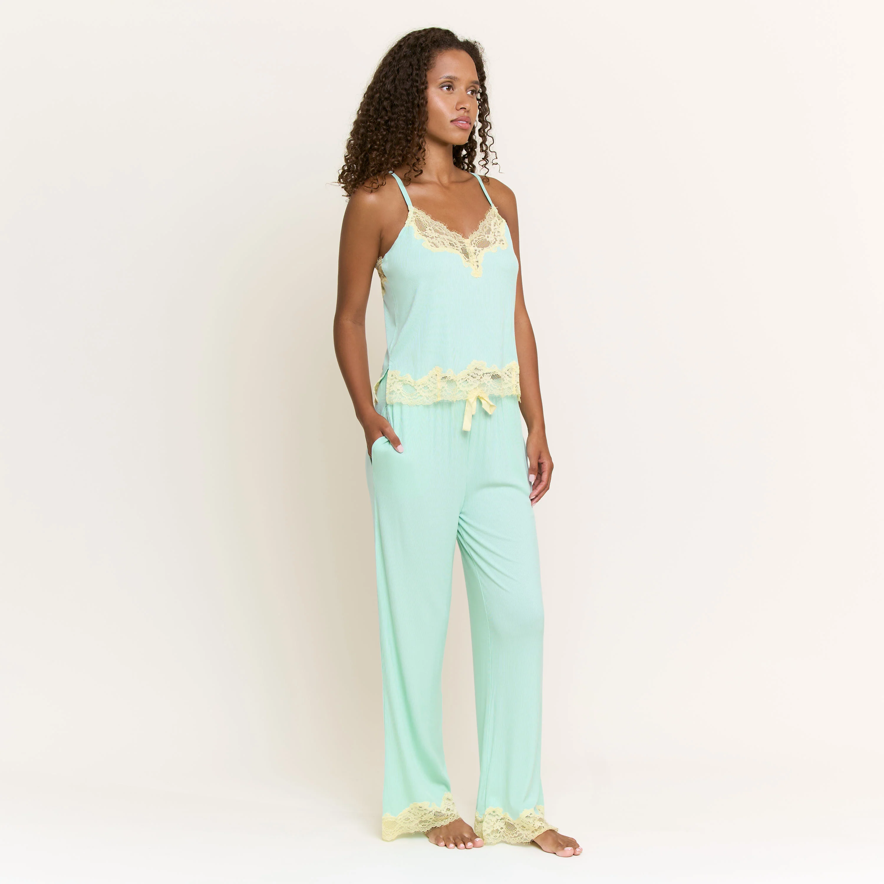Dream On Cami Pant Set in Meadow - Image 3
