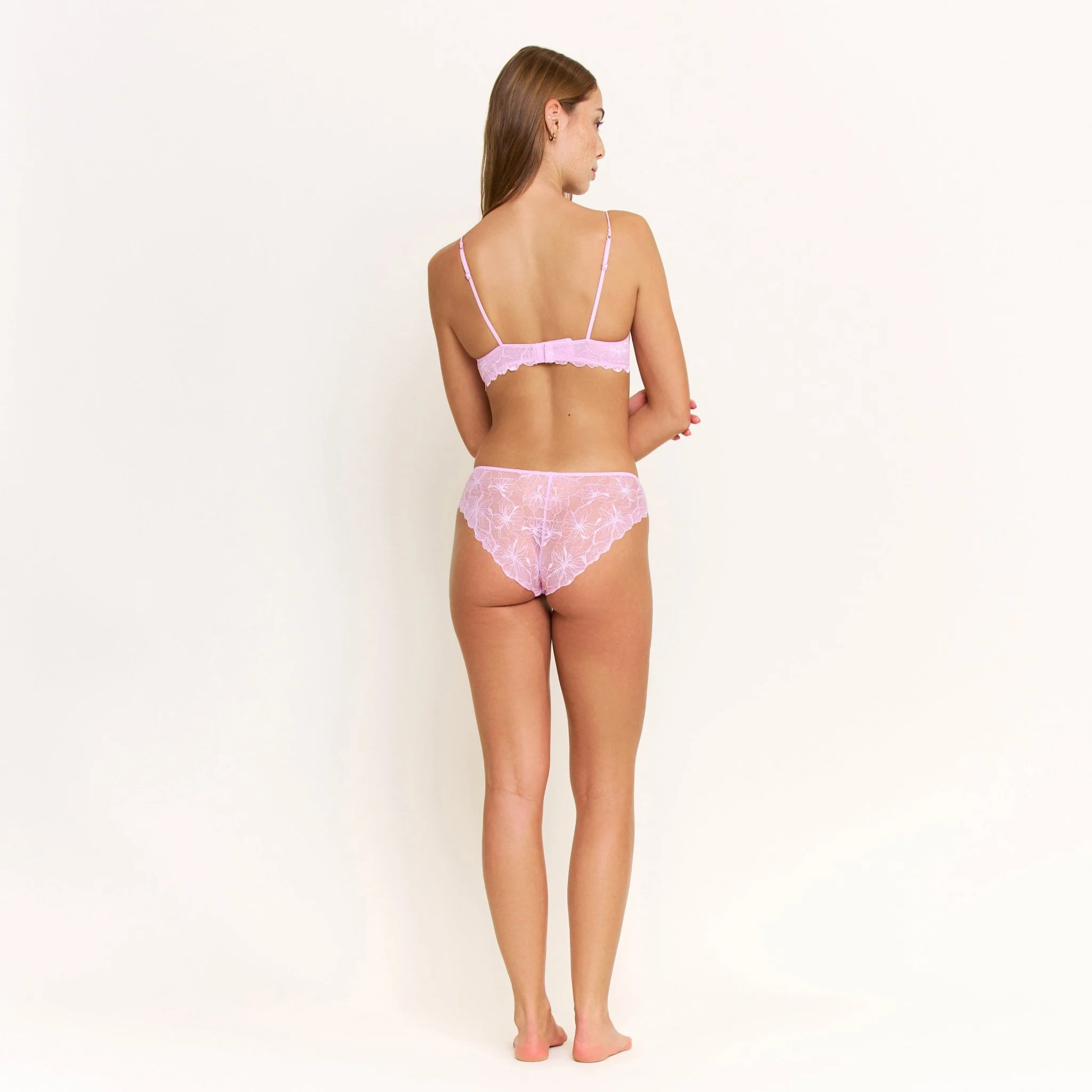 Jessa Lace Bralette in Petal - Image 5