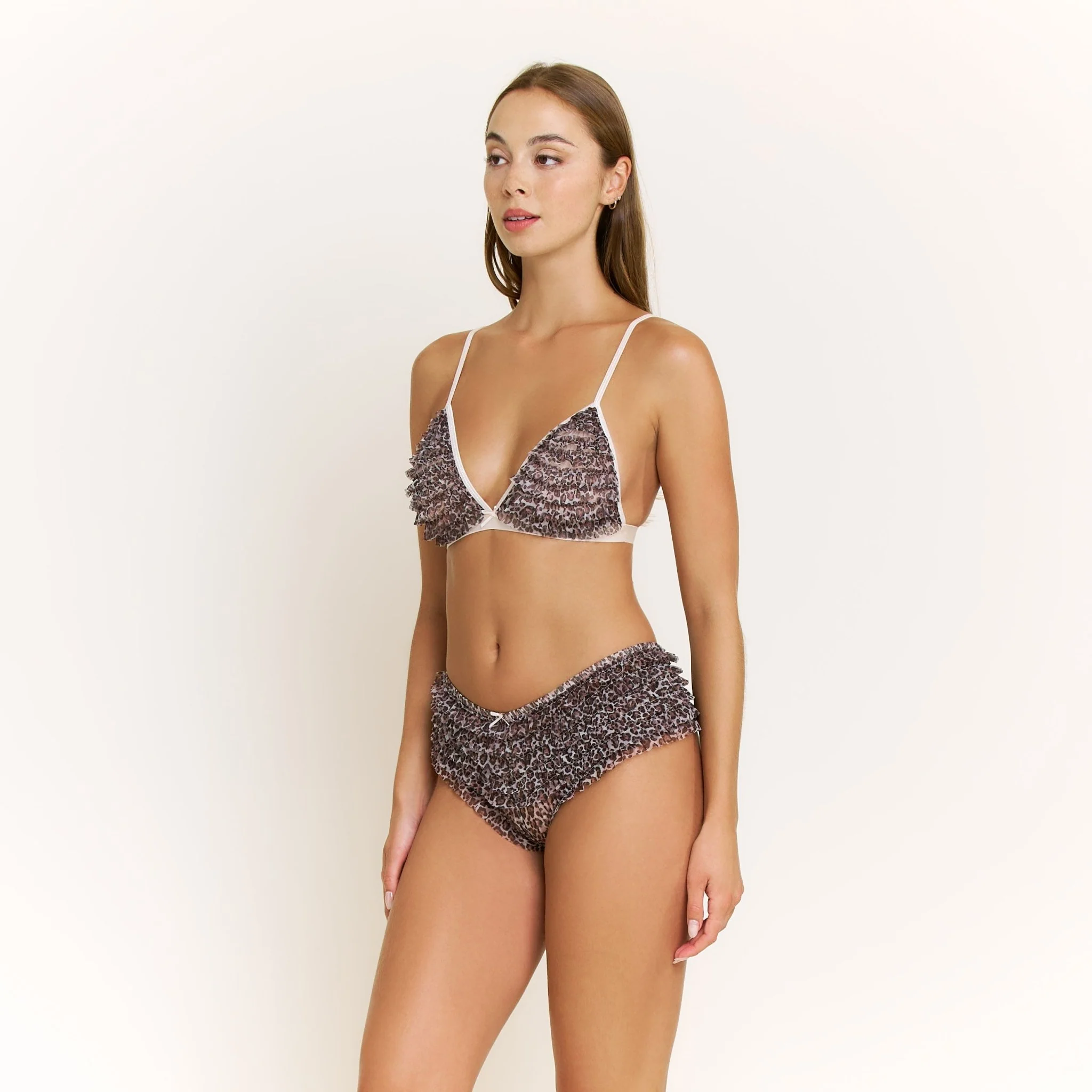 Rumba Bralette in Caramel Leopard - Image 3