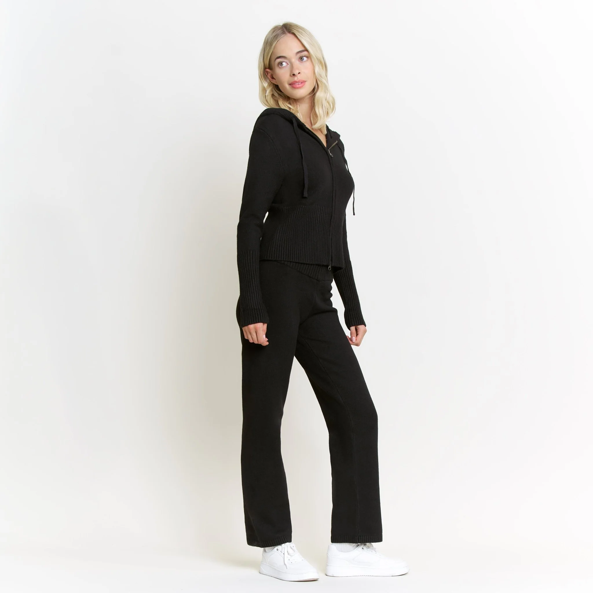 Spice It Up Zip Hoodie In Black - Image 3