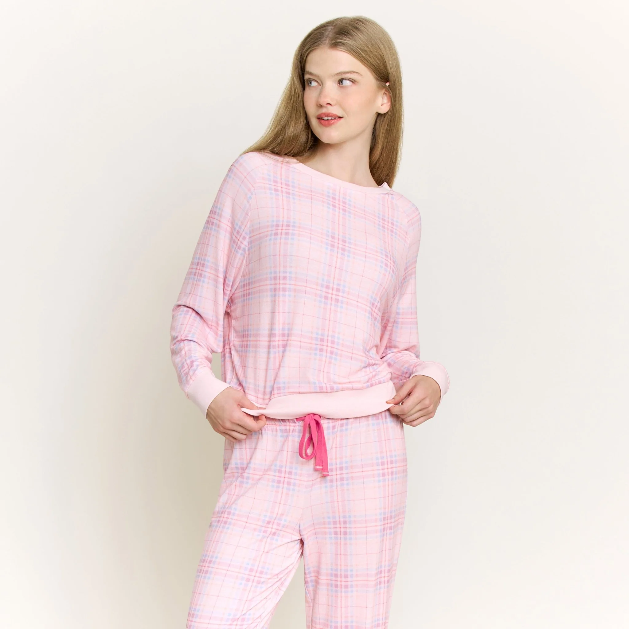 Star Seeker Long Set in Budding Plaid - Image 2