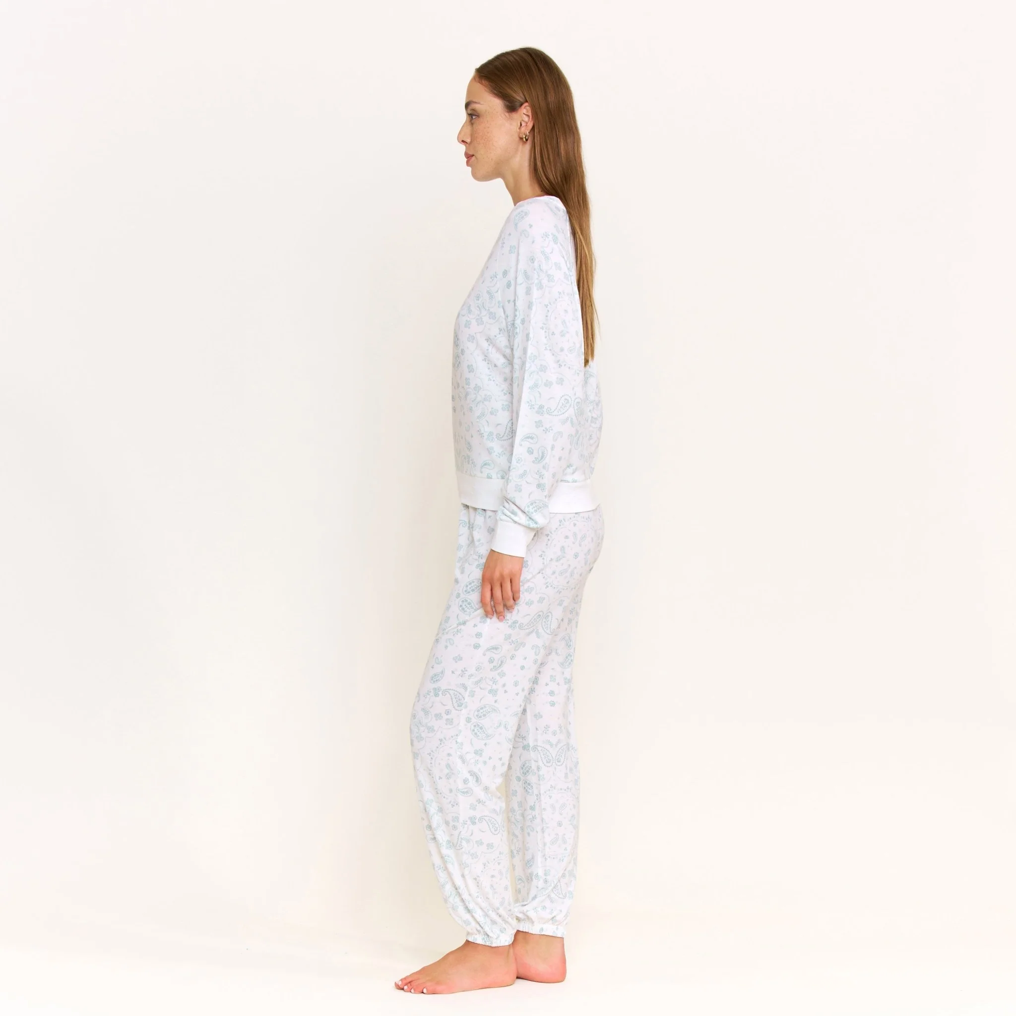 Star Seeker Long Set in Ivory Western Paisley - Image 3