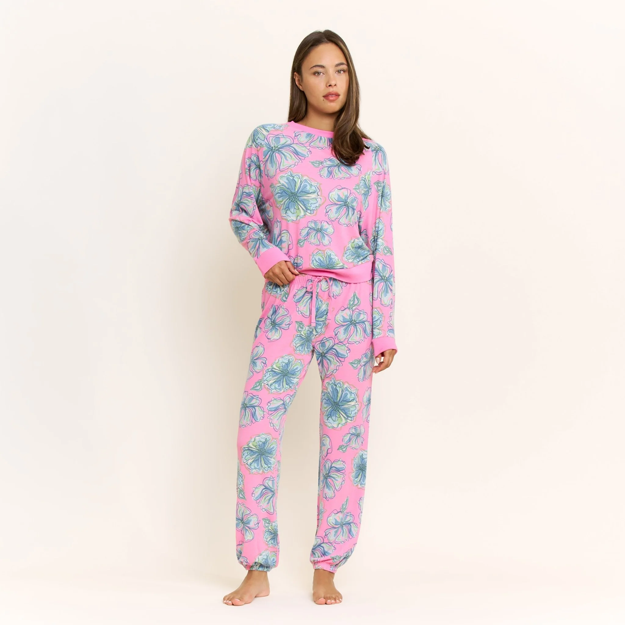 Star Seeker Long Set in Rosette Floral