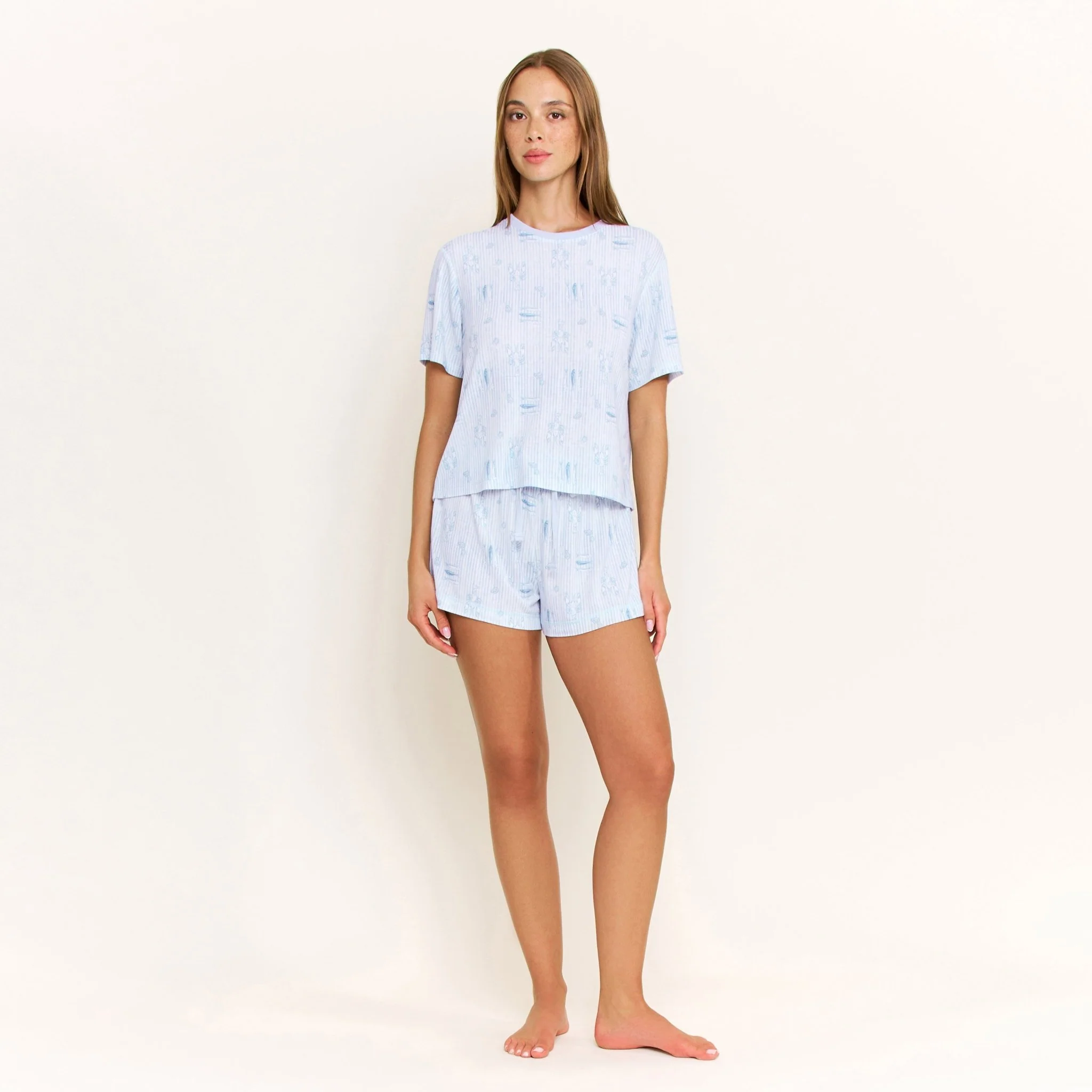 Star Seeker Shortie Set in Saltwater Sonata