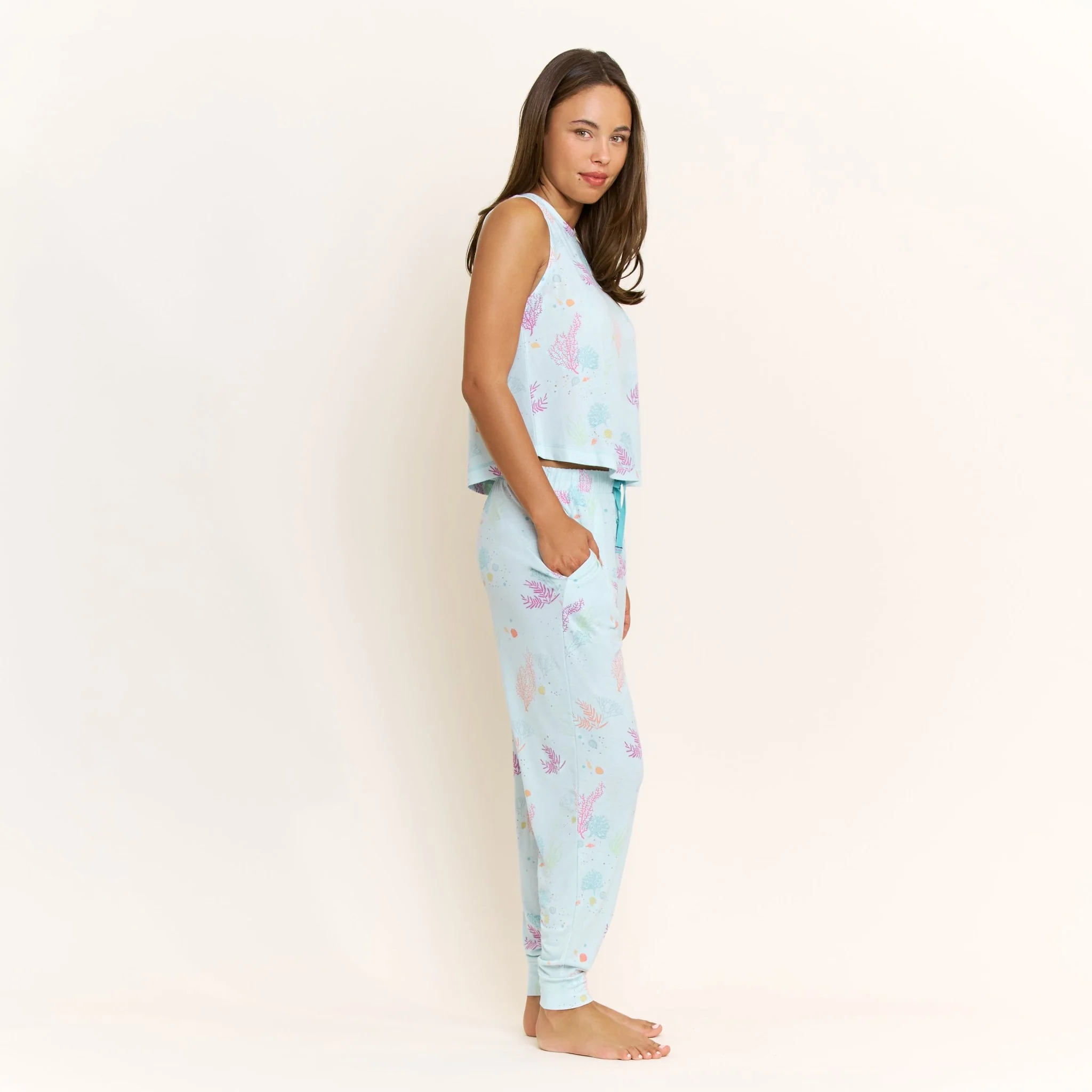 Star Seeker Tank Pant Set in Drift Tides - Image 4