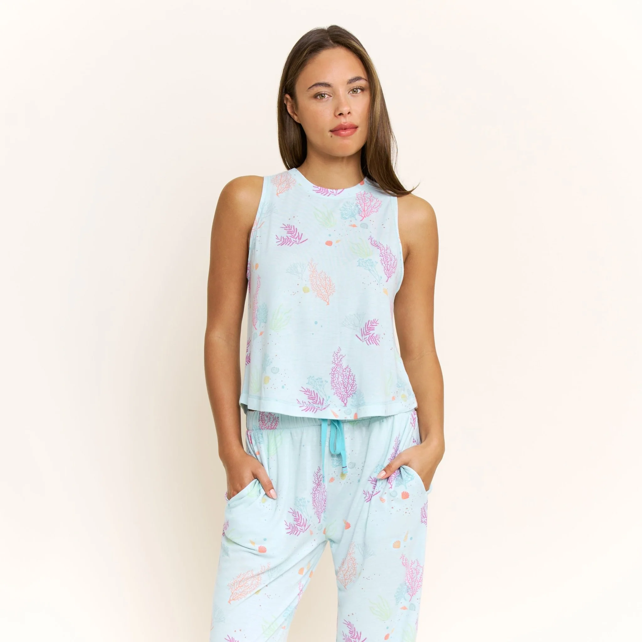 Star Seeker Tank Pant Set in Drift Tides - Image 5