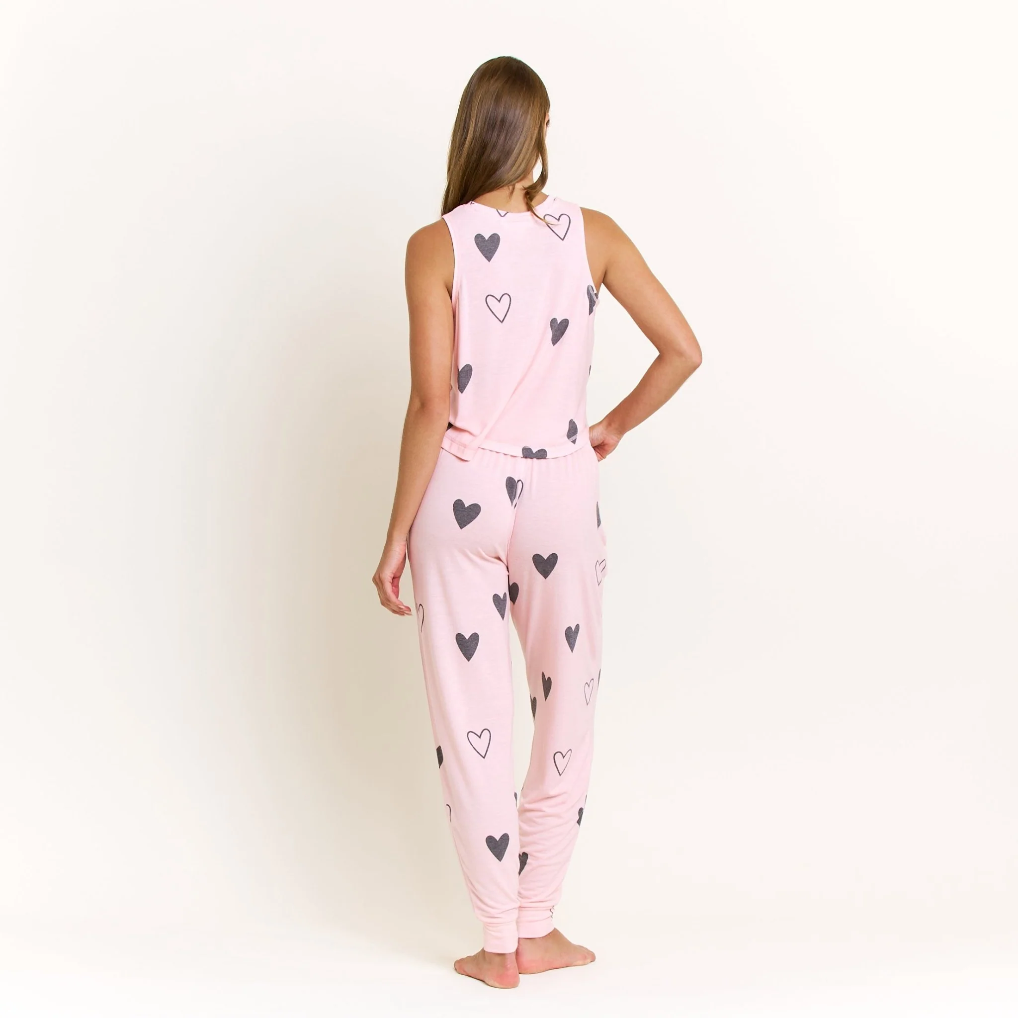 Star Seeker Tank Pant Set in Dusty Hearts - Image 4