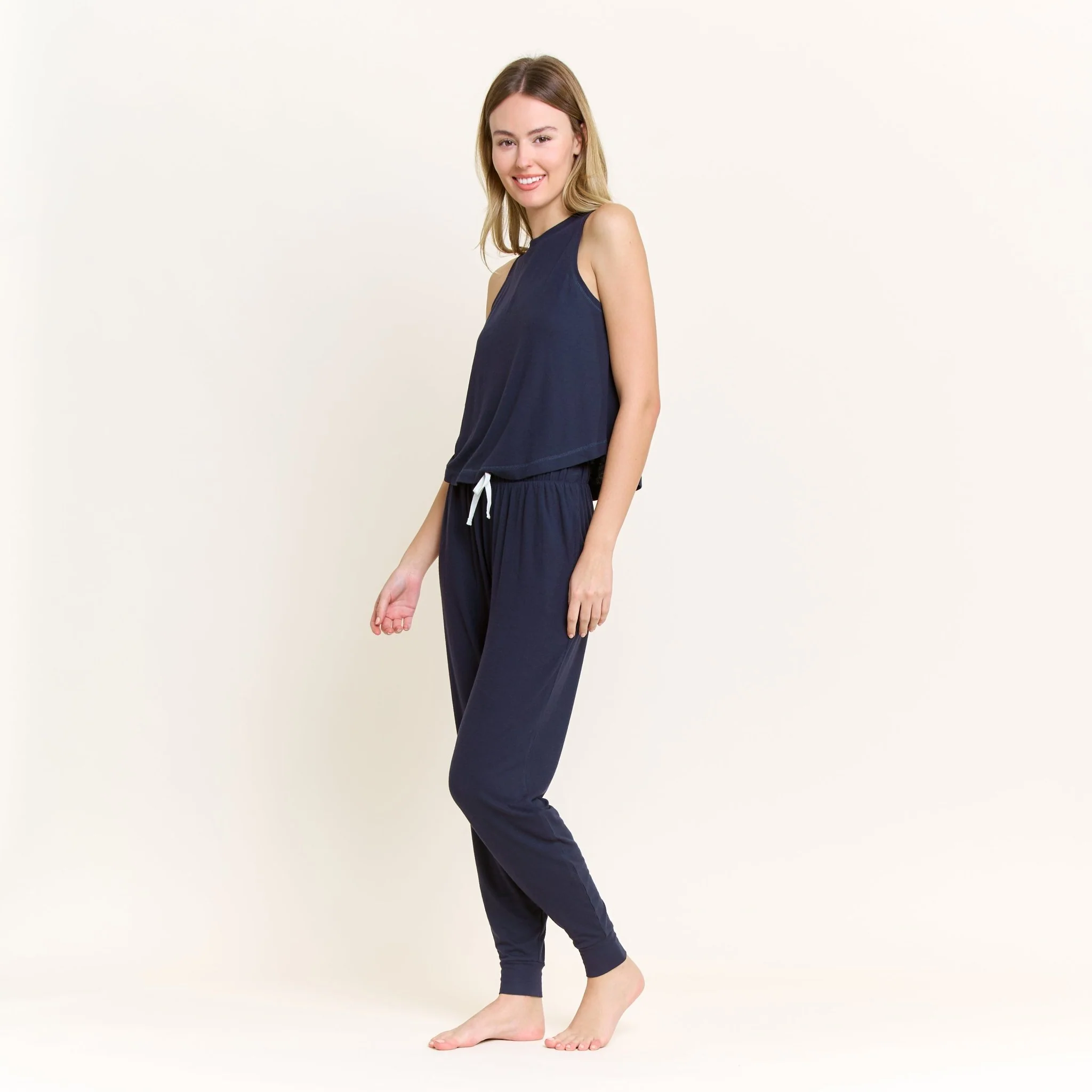 Star Seeker Tank Pant Set in Midnight - Image 3