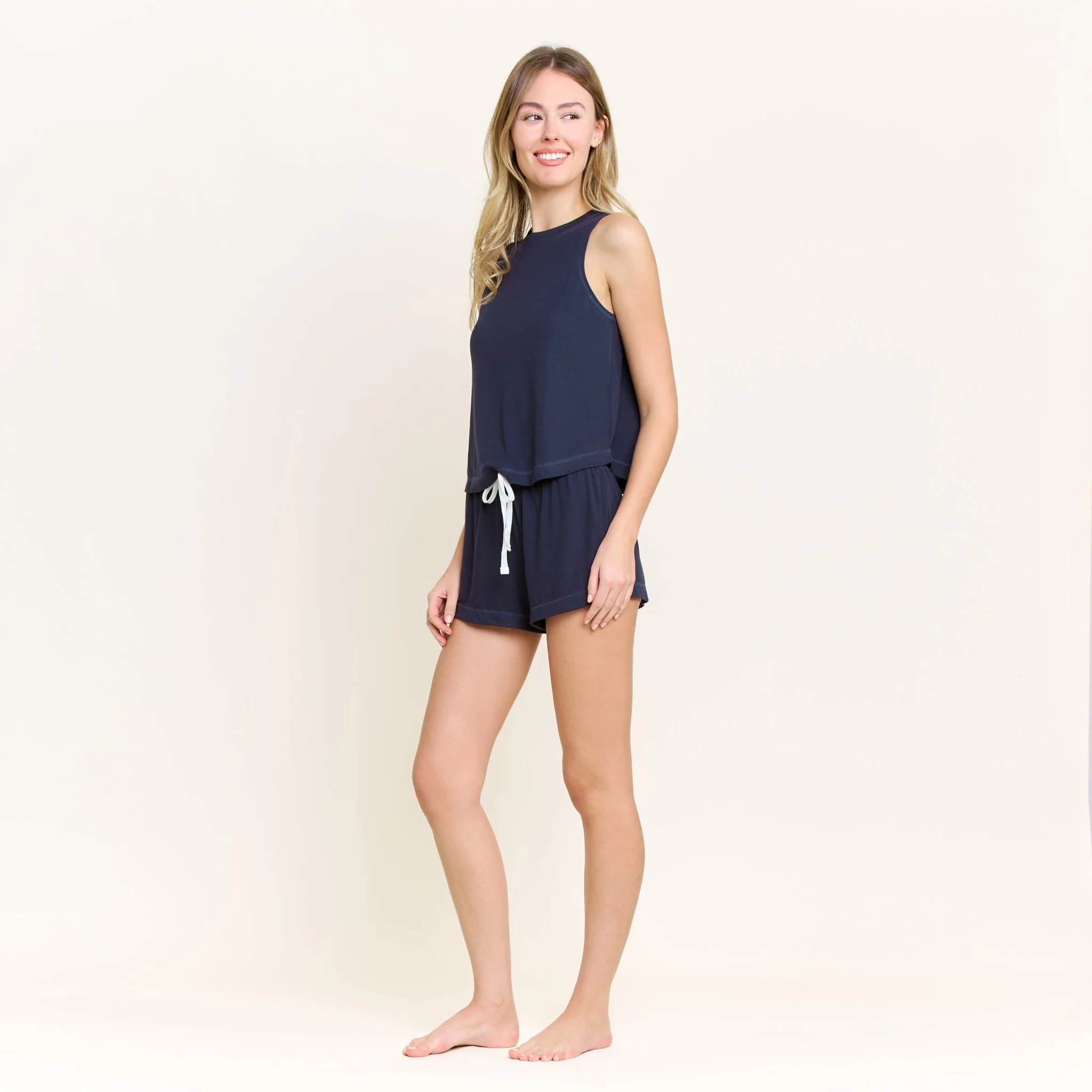 Star Seeker Tank Shortie Set in Midnight - Image 3