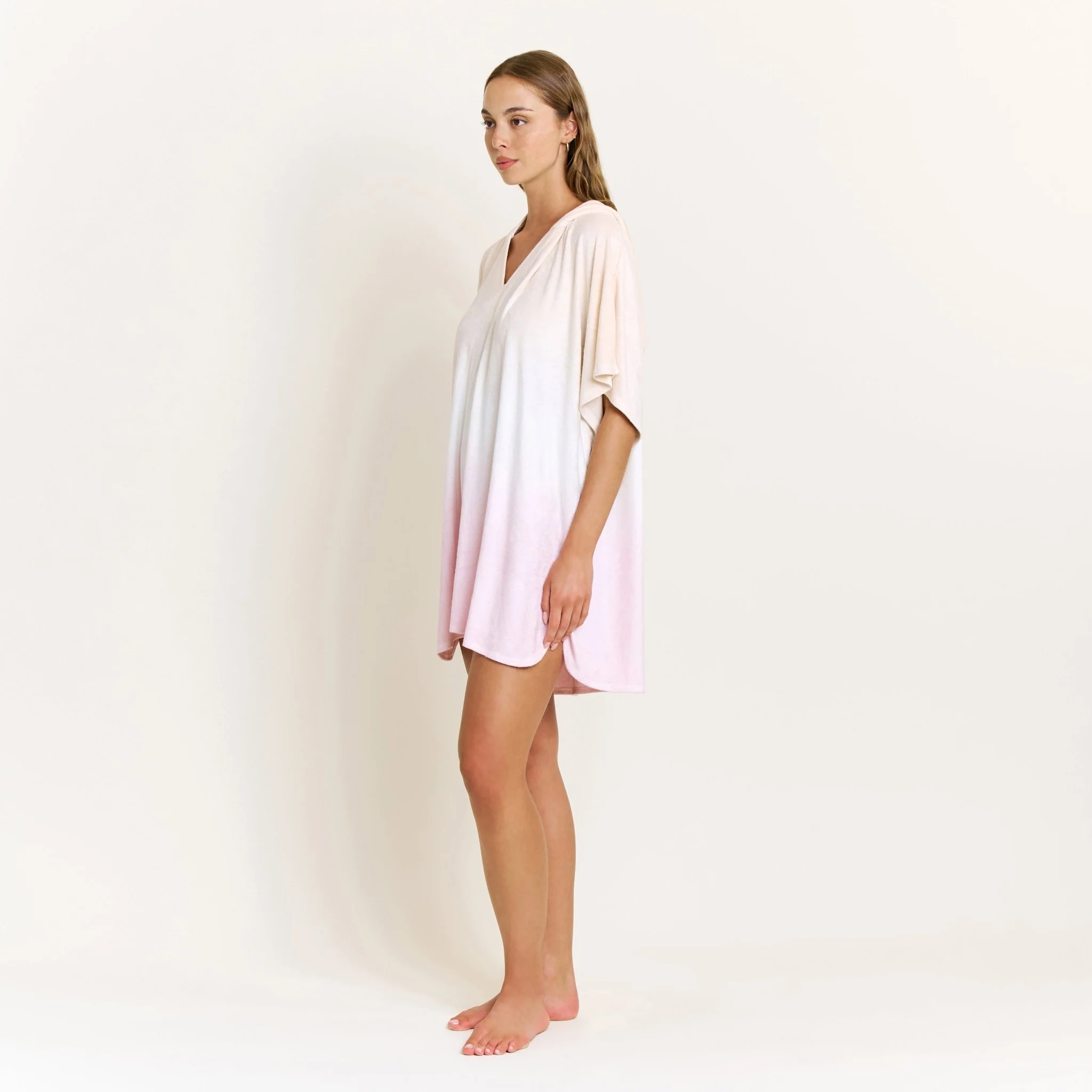 Take A Break Oversized Hoodie in Sunset Dip-Dye - Image 4